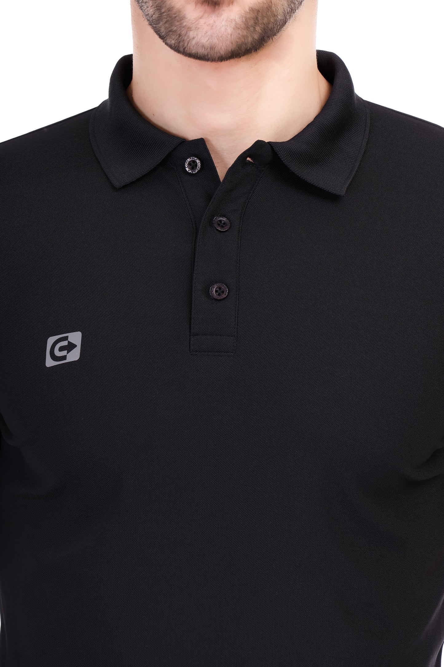 Coretrack Men's Polo 02 T-Shirt – Ultra Soft, Insta Dry, Lightweight & Breathable