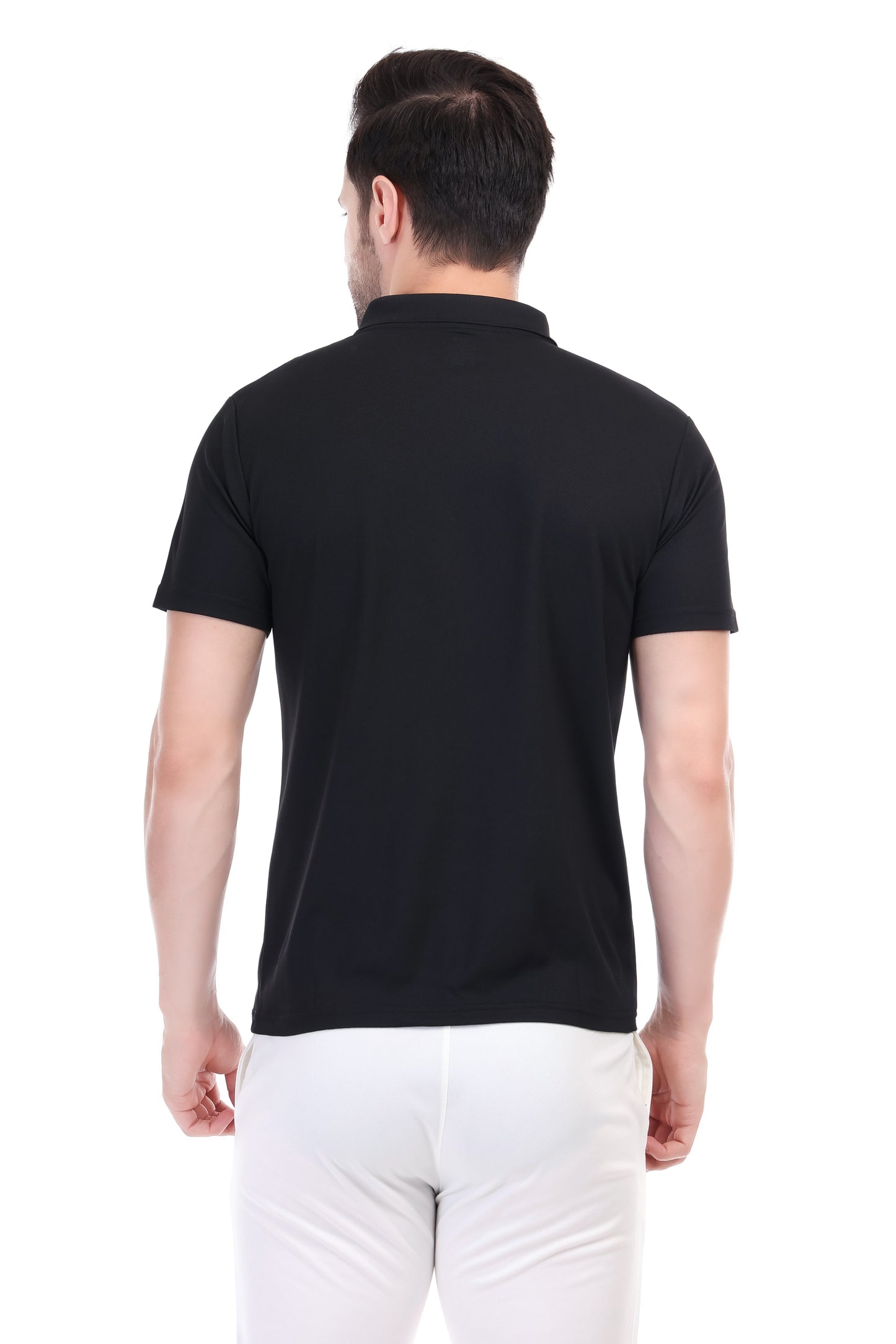 Coretrack Men's Polo 02 Hexa T-Shirt – Ultra Soft, Insta Dry, Lightweight & Breathable