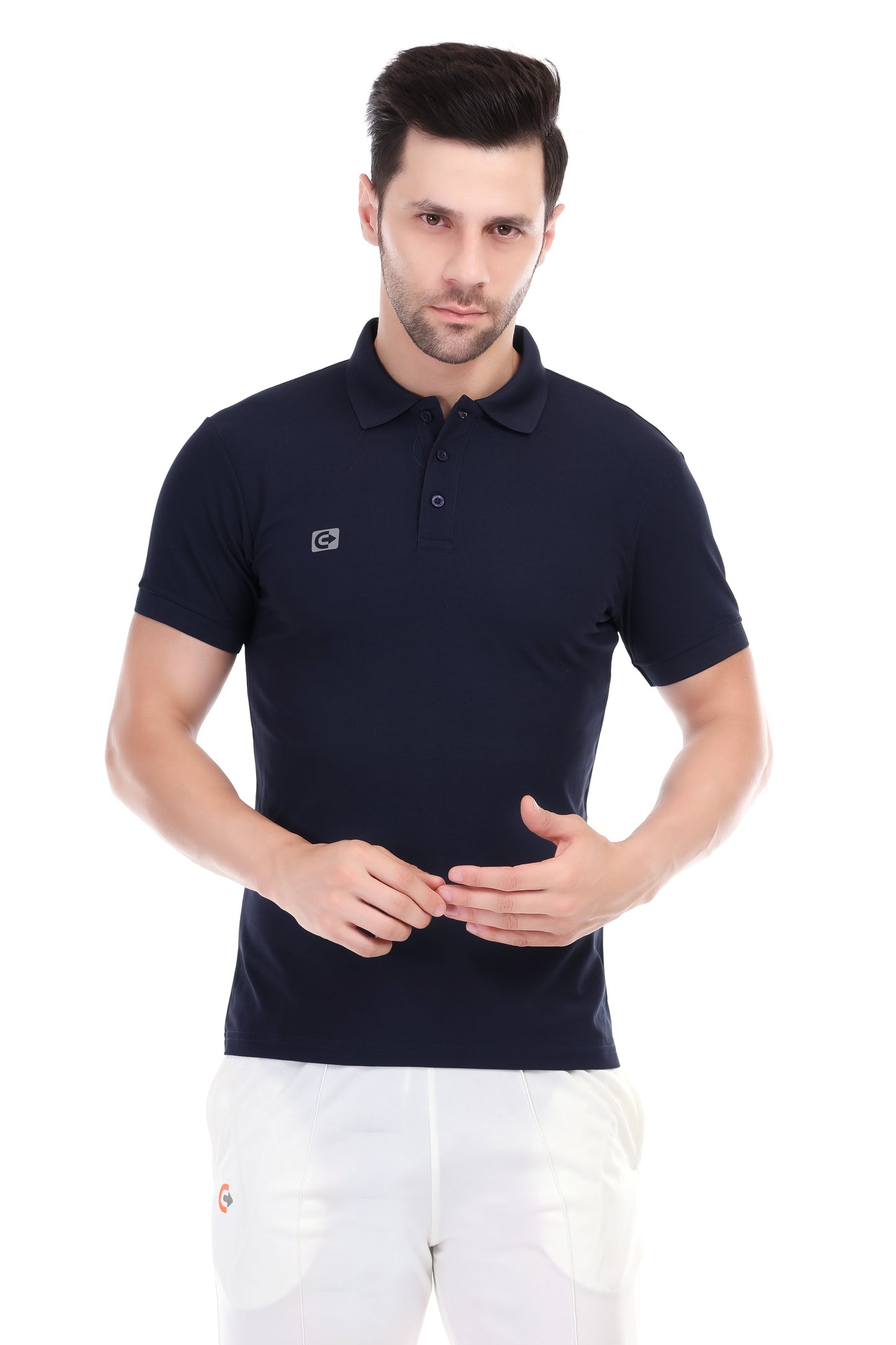 Coretrack Men's Polo 02 T-Shirt – Ultra Soft, Insta Dry, Lightweight & Breathable