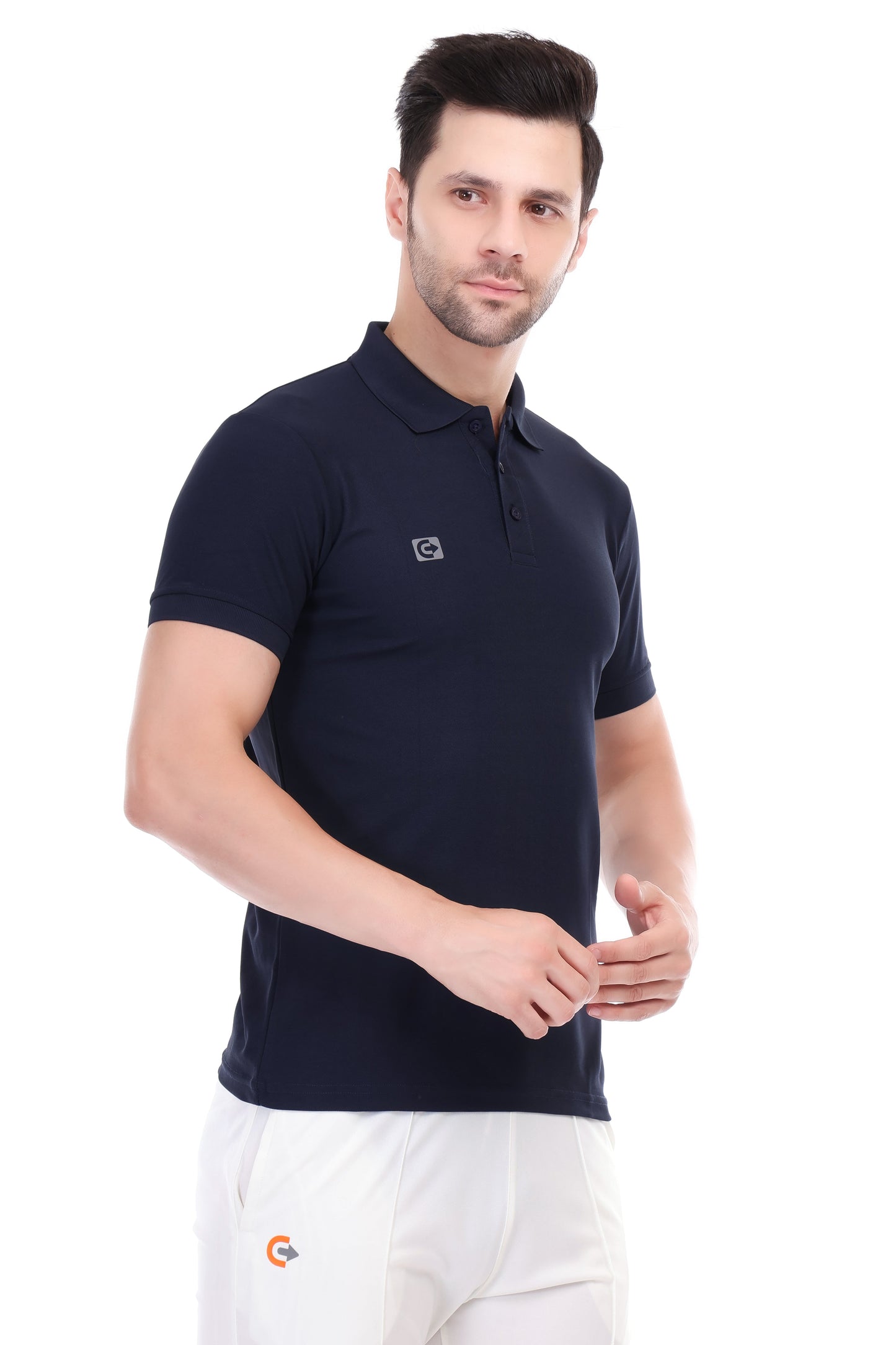 Coretrack Men's Polo 02 T-Shirt – Ultra Soft, Insta Dry, Lightweight & Breathable