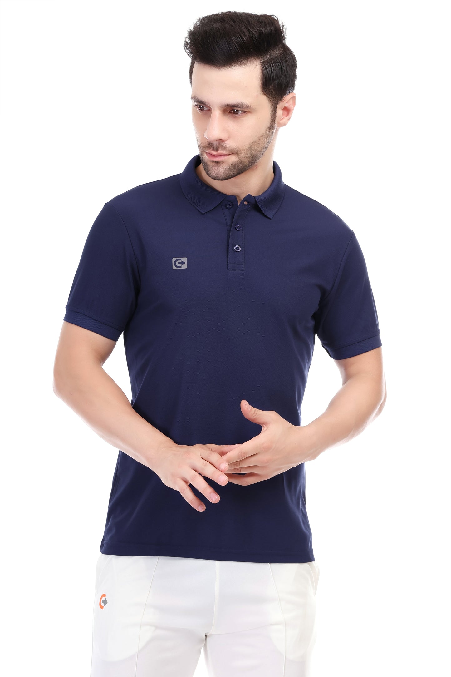 Coretrack Men's Polo 02 Hexa T-Shirt – Ultra Soft, Insta Dry, Lightweight & Breathable