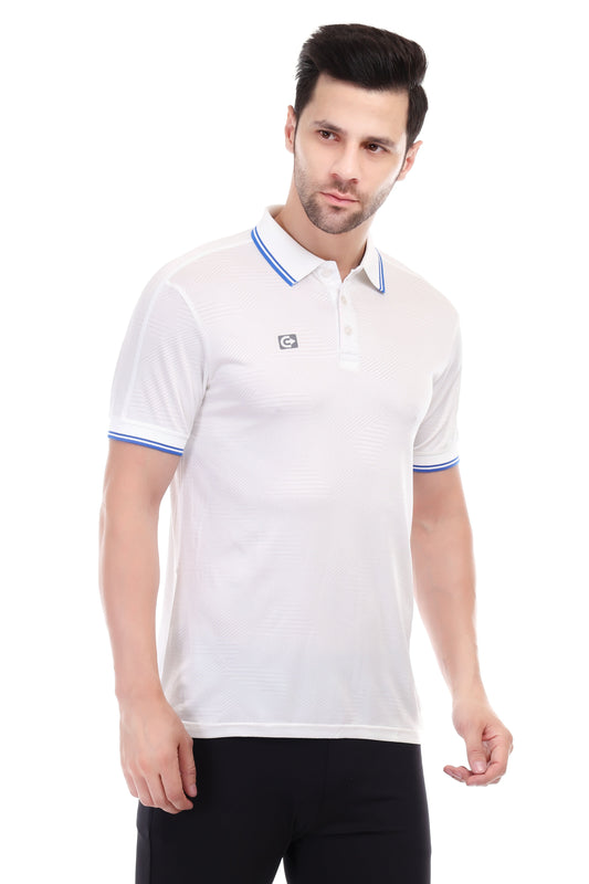 Coretrack Men's Polo 04 T-Shirt – Ultra Soft, Insta Dry, Classic Fit, Breathable Fabric