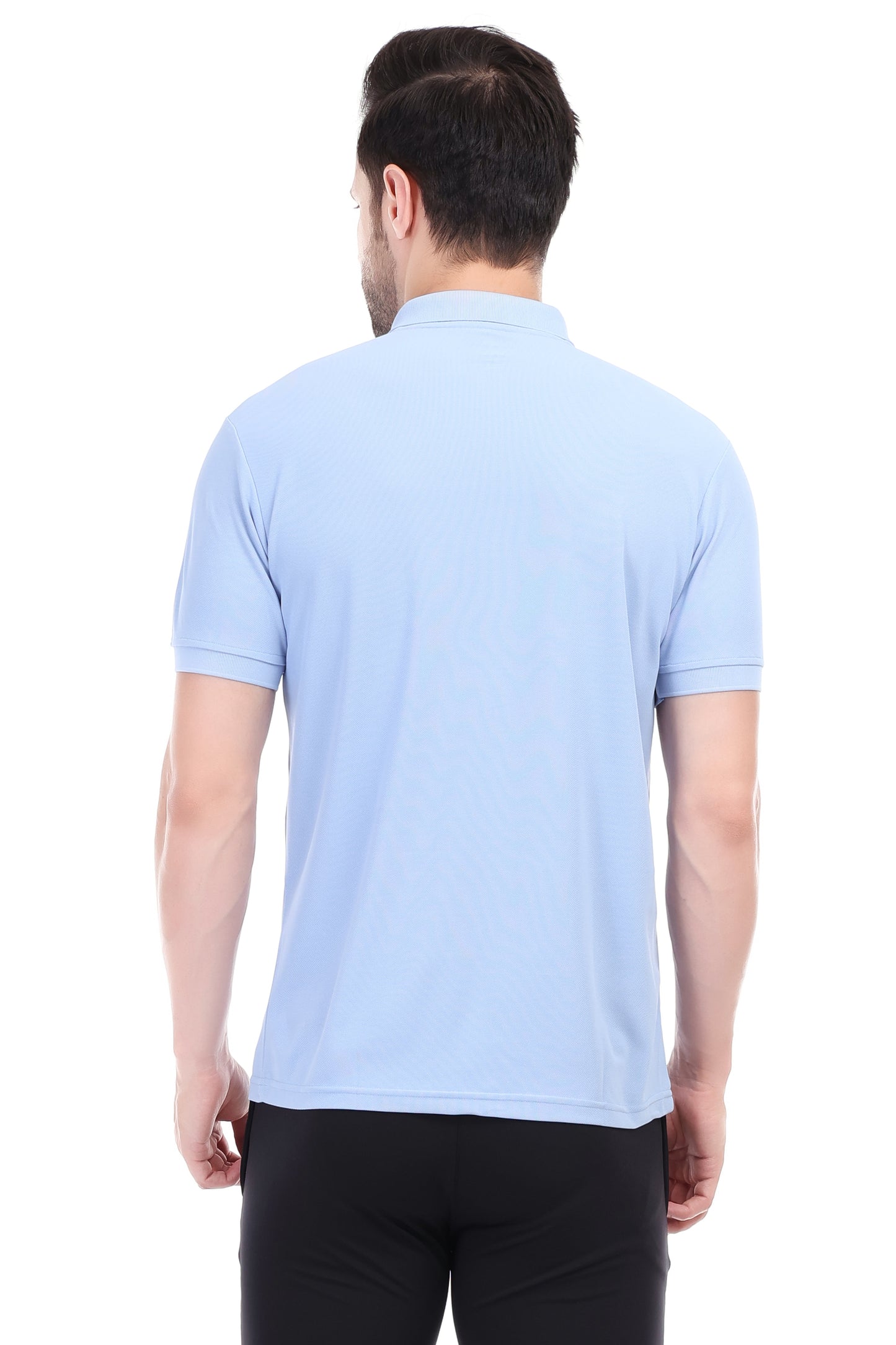 Coretrack Men's Polo 02 Hexa T-Shirt – Ultra Soft, Insta Dry, Lightweight & Breathable