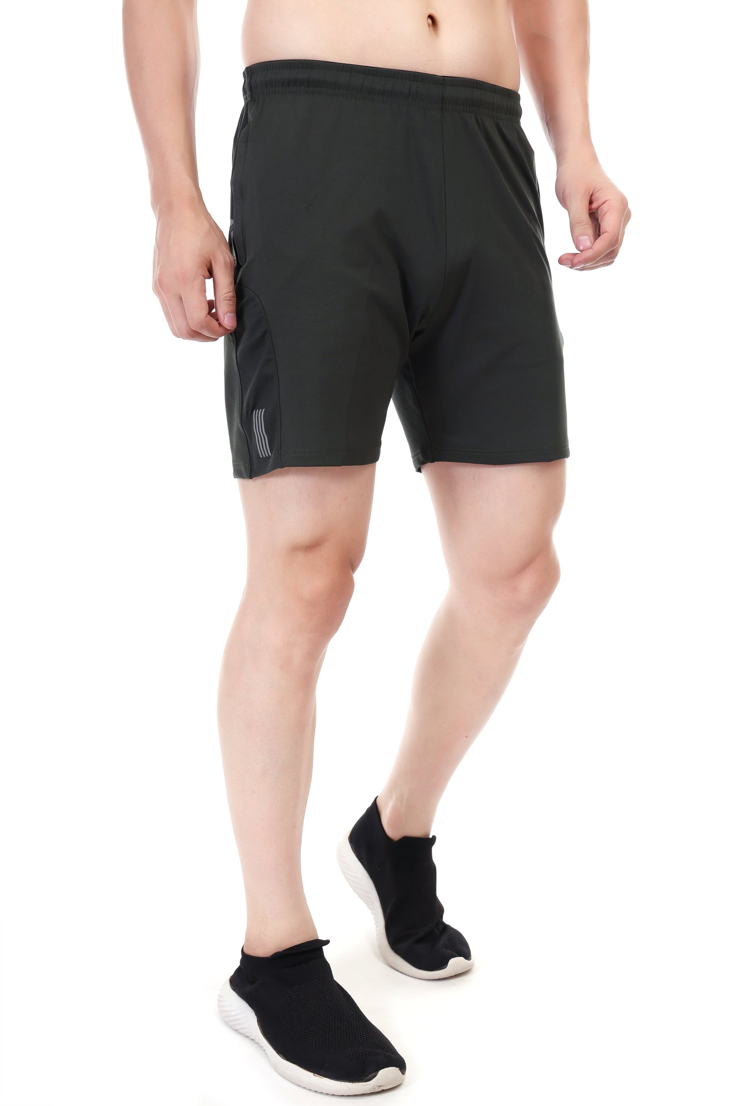 Coretrack Shorts 03 – Ultra Soft, Insta Dry, Flexible Fabric with Zippered Pockets