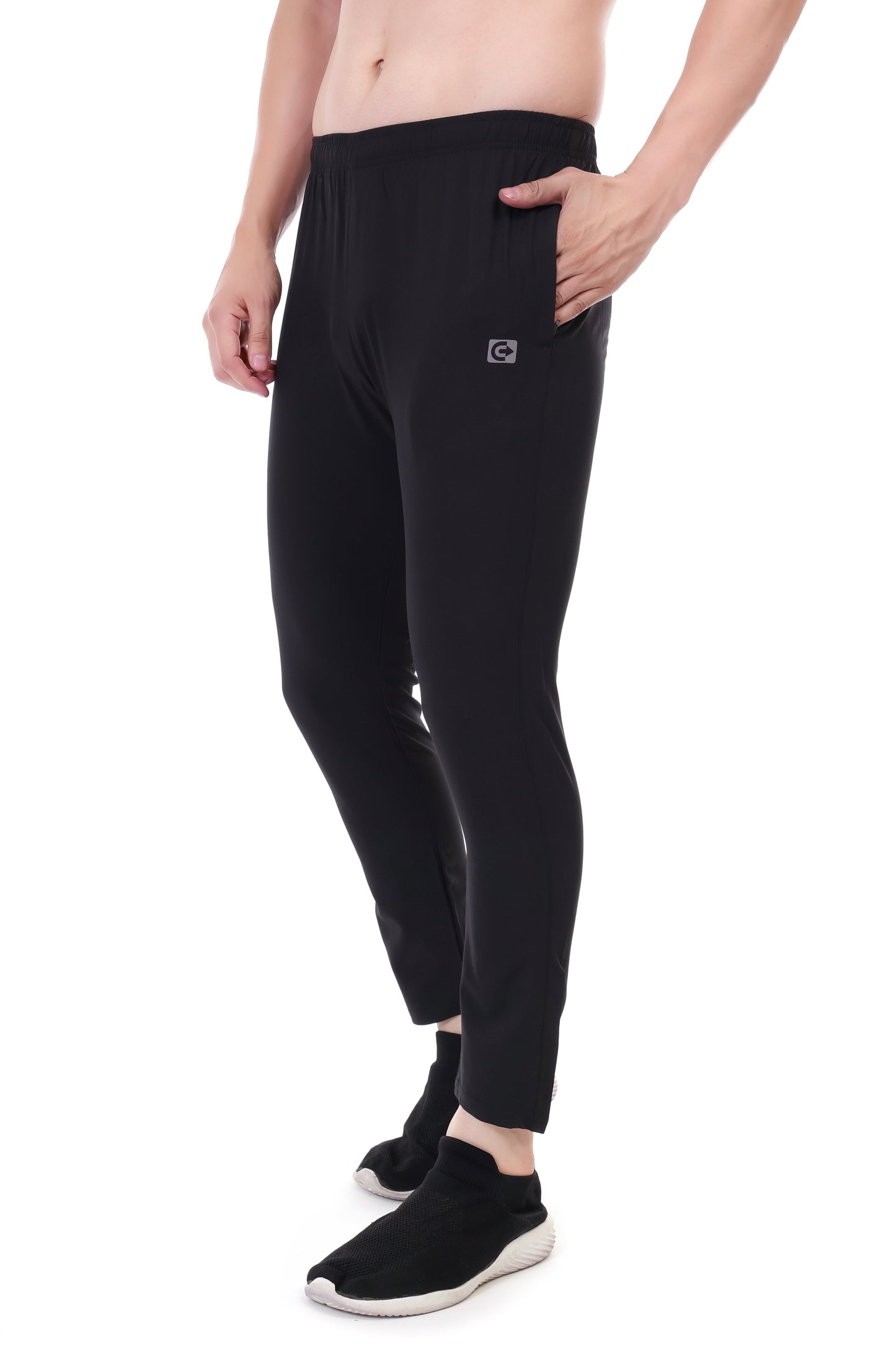 Coretrack Pant 02 – Ultra Soft, Insta Dry, Flexible Fabric with Zippered Pockets