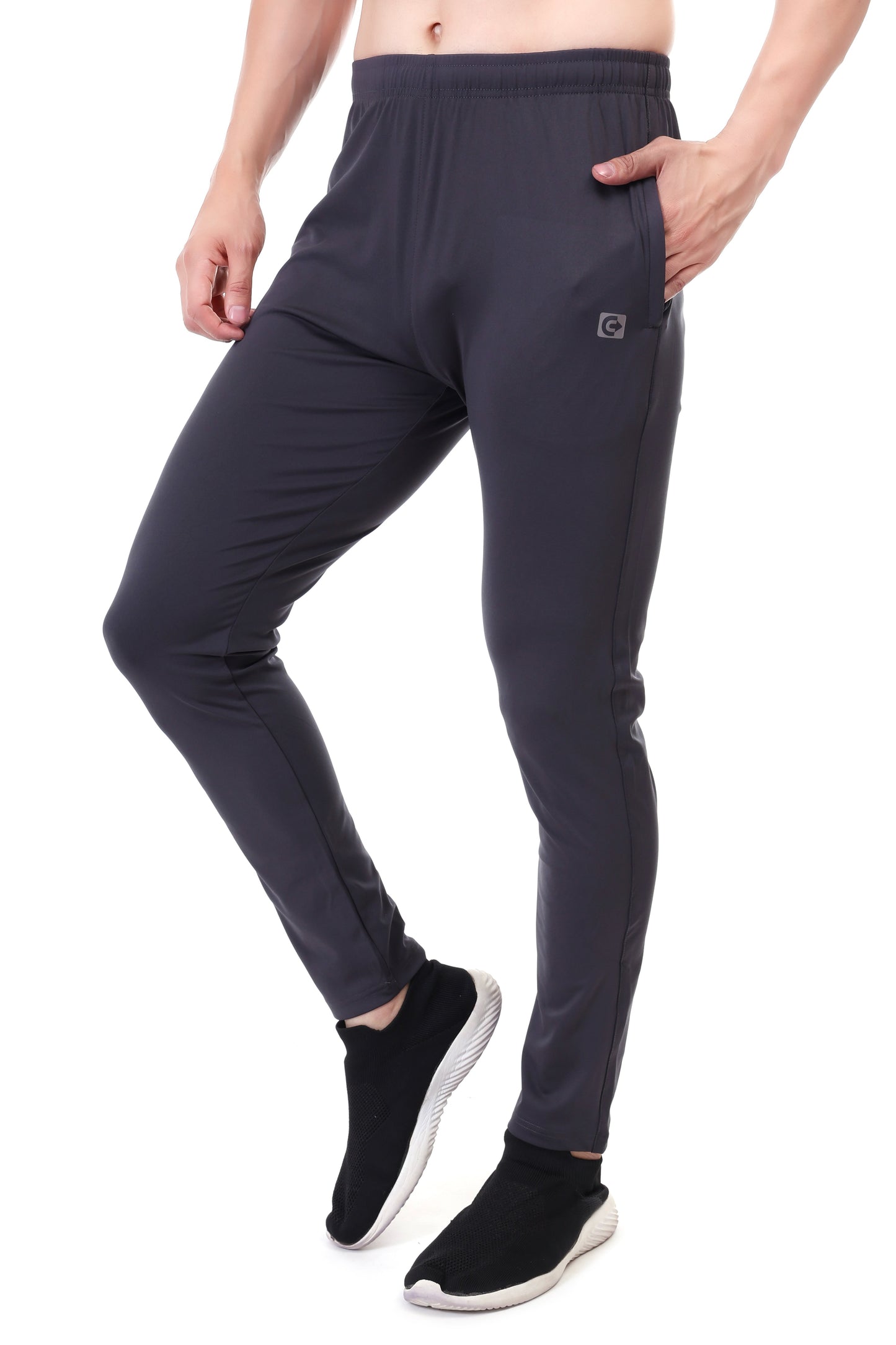 Coretrack Pant 02 – Ultra Soft, Insta Dry, Flexible Fabric with Zippered Pockets