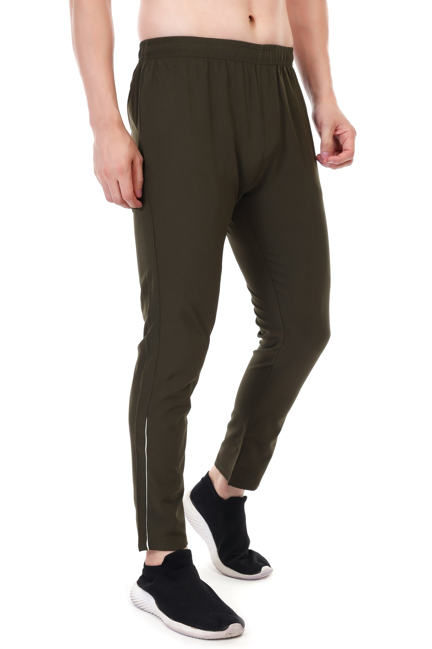 Coretrack Pant 01 A – Ultra Soft, Insta Dry, Flexible Fabric with Zippered Pockets