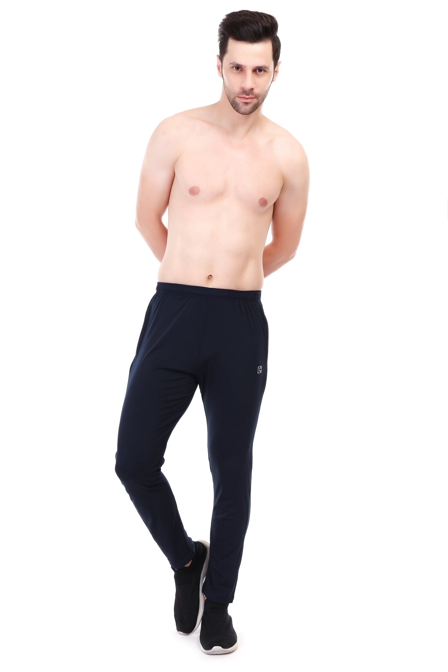 Coretrack Pant 01 A – Ultra Soft, Insta Dry, Flexible Fabric with Zippered Pockets