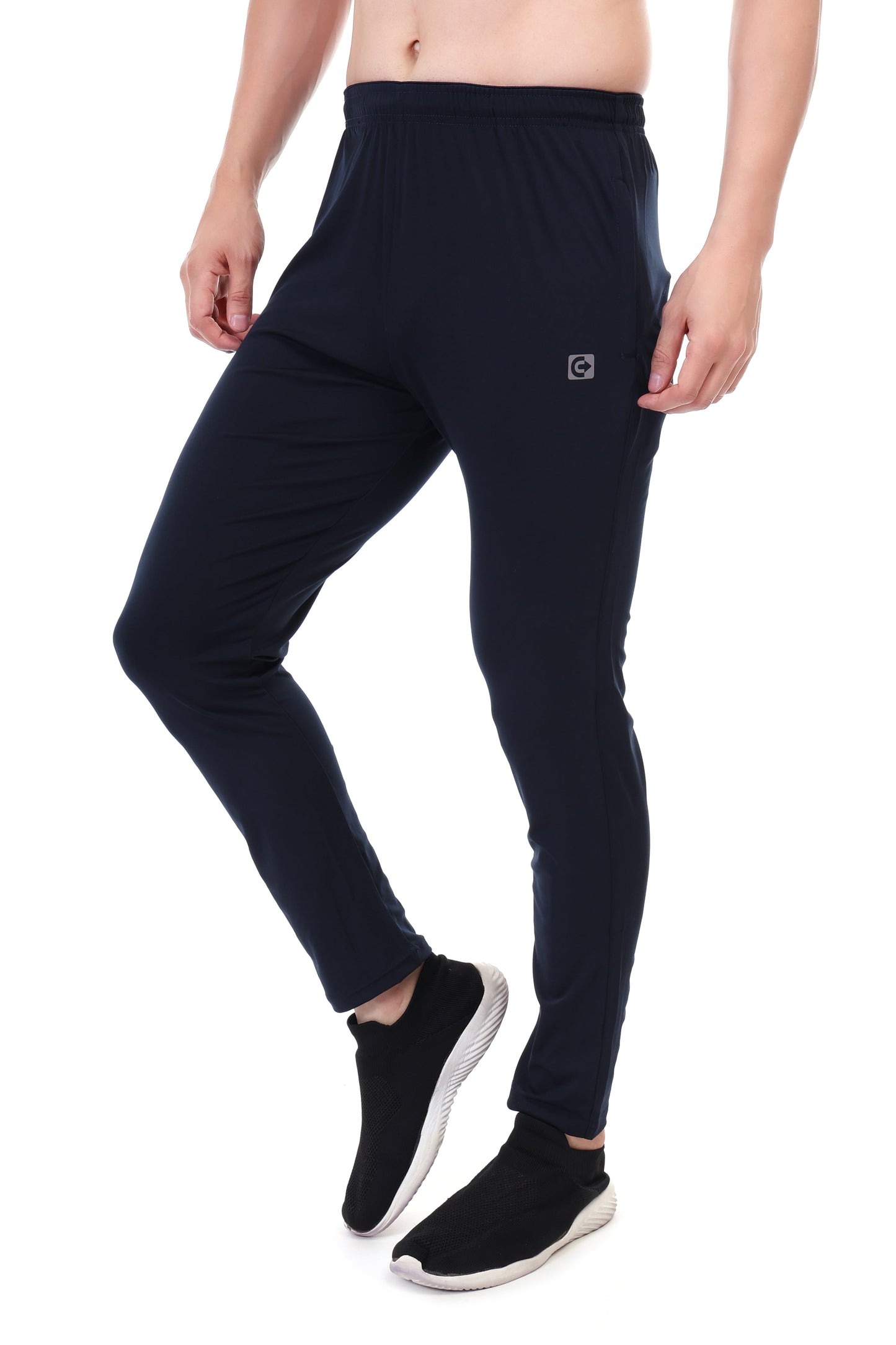 Coretrack Pant 01 A – Ultra Soft, Insta Dry, Flexible Fabric with Zippered Pockets