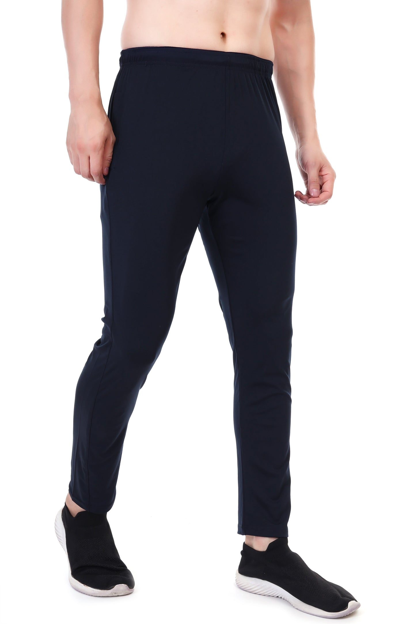 Coretrack Pant 01 A – Ultra Soft, Insta Dry, Flexible Fabric with Zippered Pockets